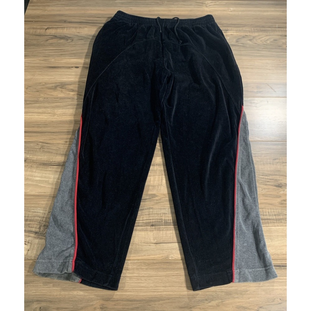 Vintage Sean Jonh Sweatpants Mens 2XL‎ Black Gray  Zip Pockets